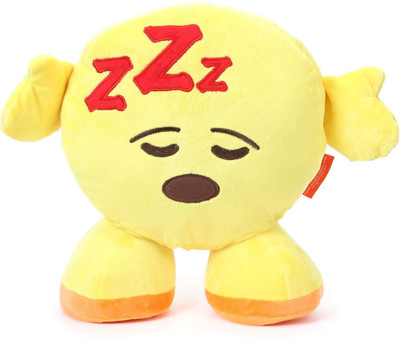 

My Baby Excels Standing Emoji Feeling Sleepy Plush 30 cm - 30 cm(Yellow)