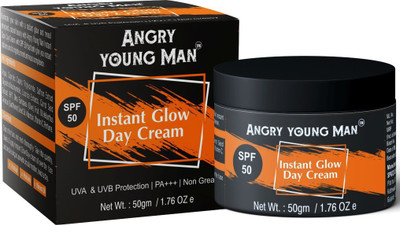 

Angry Young Man Instant Glow Day Cream - SPF 50 PA+++(50 g)
