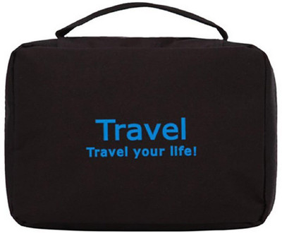 

Styleys Toiletry Bag Travel Organizer Cosmetic Bags Makeup Bag Toiletry Kit Travel Bag Travel Toiletry Bag Unisex Black Travel Toiletry Kit(Black)