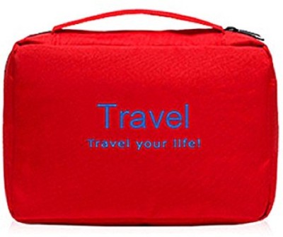 

Styleys Toiletry Bag Travel Organizer Cosmetic Bags Makeup Bag Toiletry Kit Travel Bag Travel Toiletry Bag Unisex Red Travel Toiletry Kit(Red)