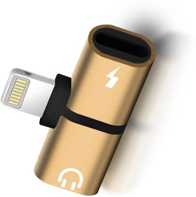 

Freya LIGHTNING TO HEADPHONE JACK AND CHARGING PORT FOR LIGHTNING DEVICES USB Adapter(Multicolor)