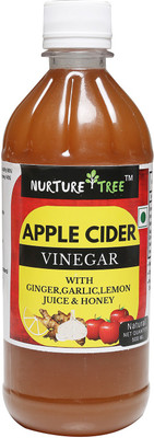 

NURTURE TREE Apple Cider With Honey, Ginger, Garlic & Lemon Vinegar(500 ml)