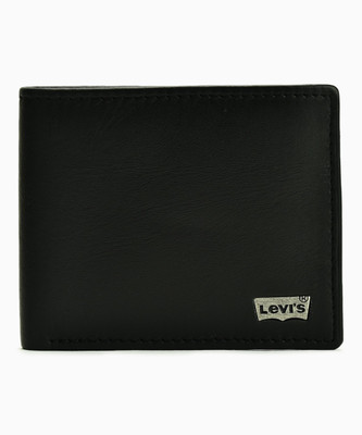 

Levi's Men Black Genuine Leather Wallet(3 Card Slots)