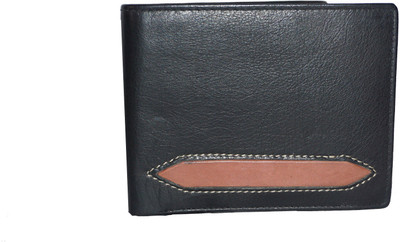 

APF COLLECTION Men Black Genuine Leather Wallet(7 Card Slots)