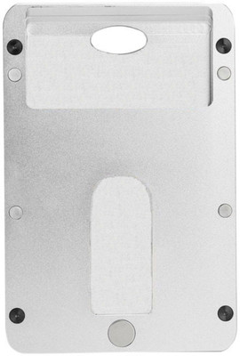 

Pitaka Men Silver Aluminium Card Holder(1 Card Slot), Shiny - silver