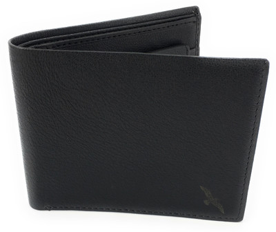 

Ficuster Men Formal Black Genuine Leather Wallet(3 Card Slots)