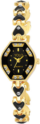 

YOLO Golden Fashion Women, Girls Wrist Watch DIVA Gleam Watch - For Women