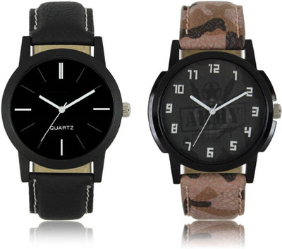 

PMAX Multicolor Stylish Designer Festive Analog Popular Combo Watch - For Men