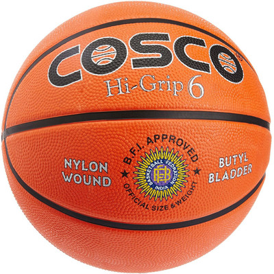 

Cosco Hi - Grip Basketball - Size: (Pack of 1, Multicolor, Orange