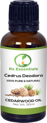 

Ks Essentials 100% Pure Cedarwood Essential Oil Natural & Undiluted (30ml)(30 ml)