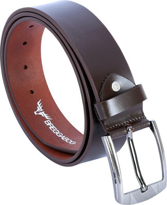 

breggabog Men Casual, Formal Brown Genuine Leather Belt, Bregbrown