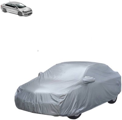 Balaji Car Cover For Volkswagen Vento (Without Mirror Pockets)(Silver)