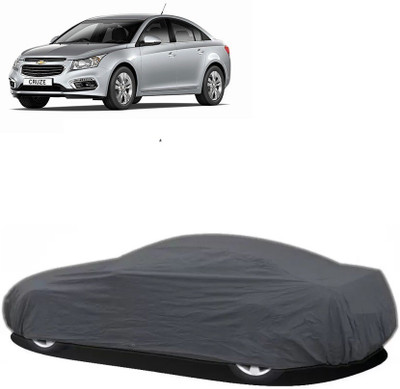 Balaji Car Cover For Chevrolet Cruze (Without Mirror Pockets)(Grey)