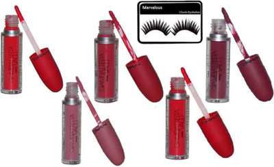 

Marvalous Eyelashes and Mac Lip Gloss Set of 5(Set of 6)