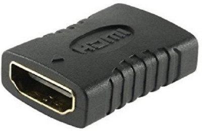 

PAC hdmi female to hdmi female jointer connector HDMI Adapter(Compatible with laptop, Black)