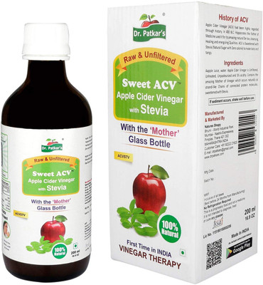 

Dr. Patkar's Sweetened with Stevia Apple Cider Vinegar(200 ml, Apple, Stevia Flavored)
