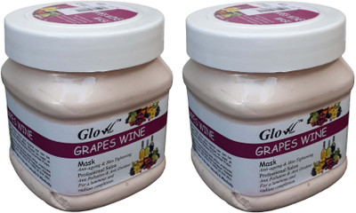 

Glow Right GRAPES WINE MASK 2 Pack of 500ml(1000 ml)