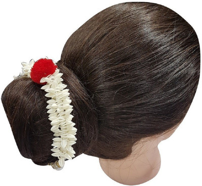 

Vcare New Style Juda Maker Gajra (Veni) For Women Wedding Combo Hair Accessories For Girls And Women, White, 35 Gram, Pack Of2 Hair Accessory Set(White)