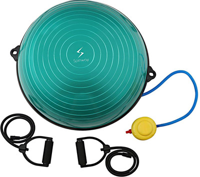 

Spinway FE21C - Bosu Ball With Strap and With Free Foot Pump Home Gym Combo(20 - 40 kg)
