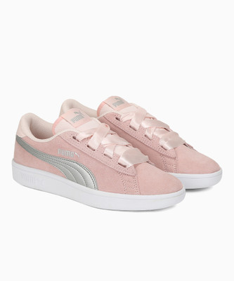 

Puma Boys & Girls Lace Sneakers(Pink, Pearl-puma silver
