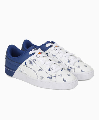 

Puma Boys & Girls Lace Sneakers(White, Puma white-puma white-limoges