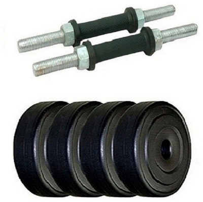 

FACTO POWER PAIR OF DUMBELL RODS ALONG WITH 4 WEIGHT PLATES Gym & Fitness Kit