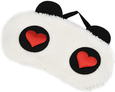 

Embernation Panda Sleeping Mask Panda Eye Mask Sleeping Blindfold Nap Cover (Heart Eyes Panda) Sleeping Mask(White, Pack of 1