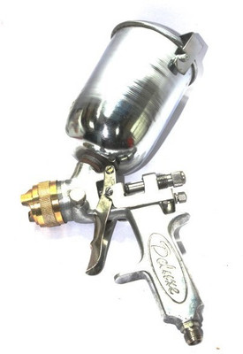 TechWiz Paint Spray Gun With 1 Pint 500ML Air Assisted Sprayer(Silver)