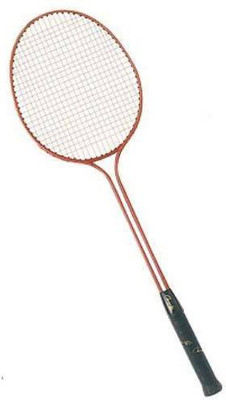 

EMM EMM Double Shaft Badminton Training Racket/Racquets With Zipper Cover Multicolor Strung Badminton Racquet(G3 - 3.5 Inches, 140 g)