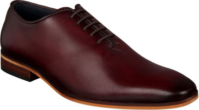 

Aditi Wasan Bordo Oxford Oxford For Men(Burgundy, Two tone bordo