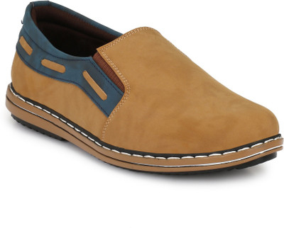

Fashion Tree Casual Slip on Shoes for Men in Tan Colour, F0128TN Casuals For Men(Tan, Blue