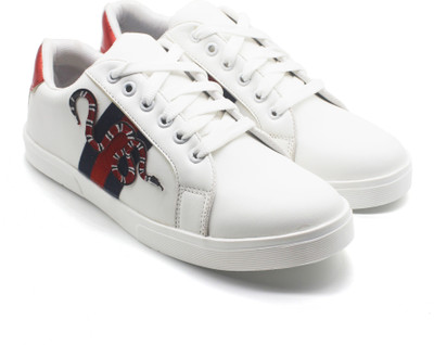 

Hasten Snake Sneakers For Men(White