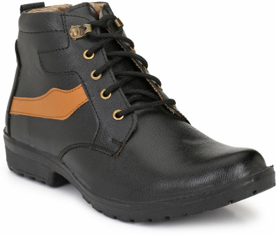 

Fashion Tree Black Boots for Men Boots For Men(Black