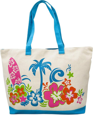 

High Valley Fashion Women Casual White Cotton Shoulder Bag