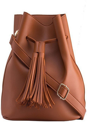 

YOUNG STARZ Women Casual Brown PU Sling Bag