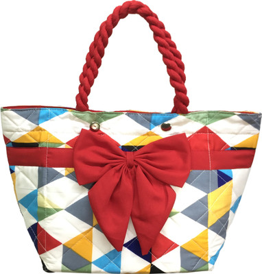 

ixia impex Women Casual Multicolor Cotton Hand-held Bag
