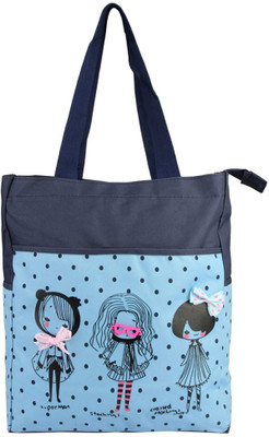 

High Valley Fashion Women Casual Blue Canvas Shoulder Bag