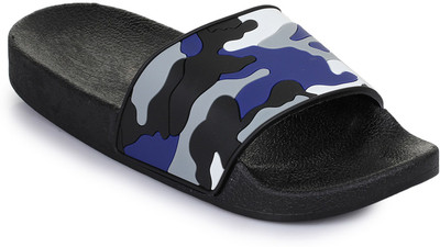 

Appe Men Casual black army open Toe Slipper :: Appe-00279 Slides