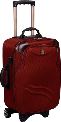 

Trekker DOUBLE SHELL Waterproof Trolley(Red, 20 inch)