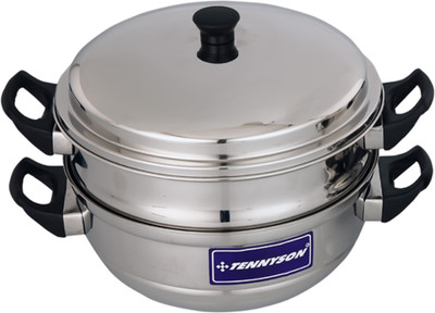 

TENNYSON STEAMER PLAIN MEDIUM 2 TIER Stainless Steel Steamer(4.8 L)