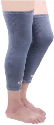 

Vasu Elastic 847 Pair of one Knee Support (L, Grey)