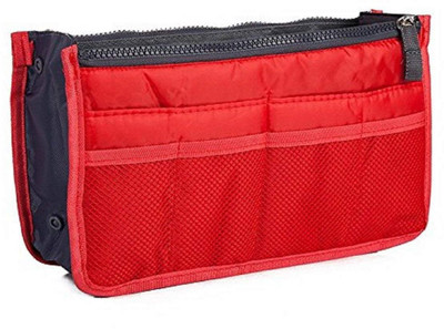 

Cierie Pouch Travel Case Make Up Bag Travel Toiletry Kit(Red)