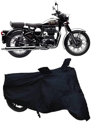 KAROBAR Two Wheeler Cover for Royal Enfield(Thunderbird 500, Black)