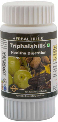

Herbal Hills Herbal Hills Triphalahills 60 Tablets Triphala tablet - 500 mg Pure powder and extract blend in a Capsule(60 No)