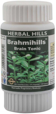 

Herbal Hills Herbal Hills Brahmihills - 60 Capsule Ayurvedic Brahmi (Bacopa monnieri) 300 mg Powder and Extract blend in a capslue(60 No)
