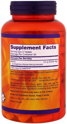 

Now Foods Now Foods, Sports, AAKG 3500,(180 No)