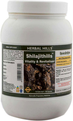 

Herbal Hills Herbal Hills Shilajithills 700 Capsule, vigor, vitality, strength tonic Premium Quality Shilajit - Ayurvedic solution for vigor and vitality(700 No)