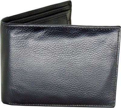 

Eyeslanguage Men Casual Black Genuine Leather Wallet(6 Card Slots)