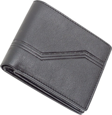

Eyeslanguage Men Casual Black Genuine Leather Wallet(16 Card Slots)