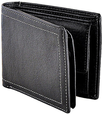 

Eyeslanguage Men Casual Black Genuine Leather Wallet(8 Card Slots)